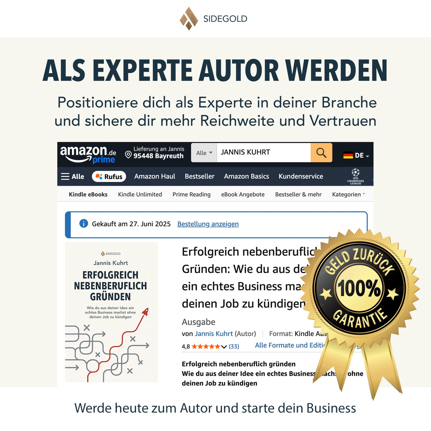 Autor werden – Dein eigenes Buch auf Amazon KDP